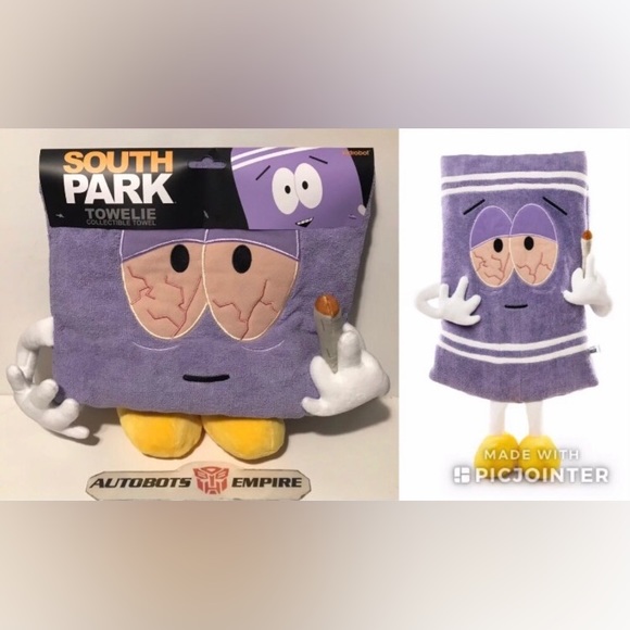 Kidrobot Other - KIDROBOT SOUTH PARK STONED TOWELIE 24 Inch Towel Adidas Dunny Munny Supreme 420